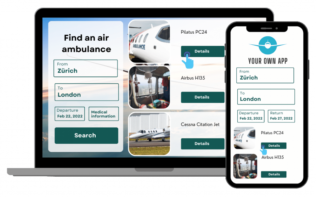 Air ambulance booking engine management sales software & EMR